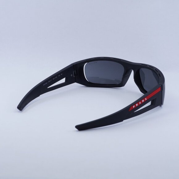 🕶️ New Prada Sport PS02YS 1BO06F Sunglasses - Matte Black Frame, Grey Lenses - Picture 10 of 11